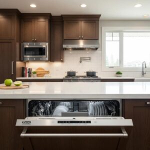 Viking dishwasher in a modern kitchen highlighting its design and functionality