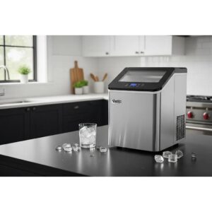 Viking ice maker in a modern kitchen, highlighting its design and functionality