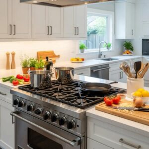 Viking range in a modern kitchen highlighting quality and performance